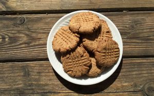Almond Butter Cookies on Plate