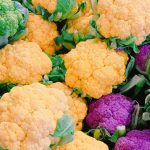 Green, Yellow, and Purple Cauliflower